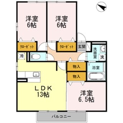 パークハイム桜の物件間取画像